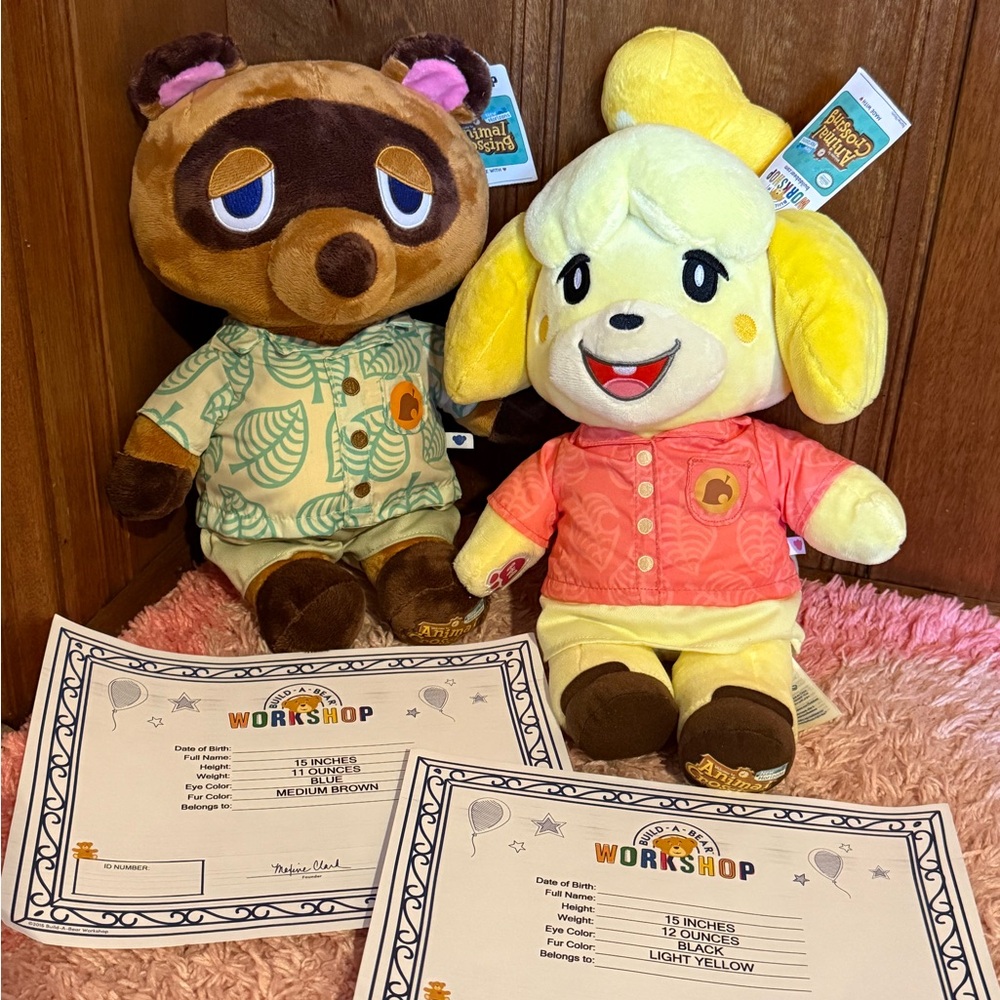 Animal Crossing Build-A-Bear Toys
